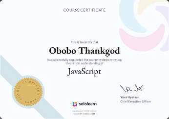 javascript cert